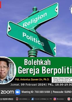 SBSUI - Bolehkah Gereja Berpolitik?