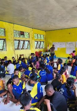 Pembinaan BGA di SMP Mali Kab. Alor NTT (200 siswa)
